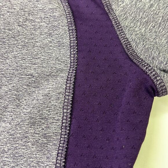 Champion Women’s Purple Quarter Zip Long Sleeve Pullover Size Medium - Picture 6 of 12